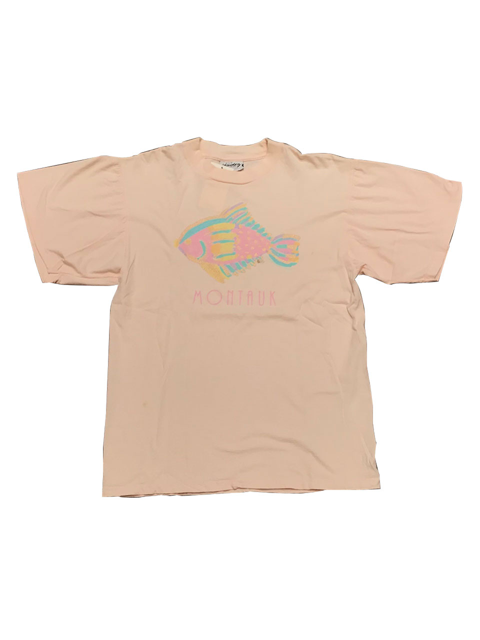 [빈티지] 핑크 피쉬 티셔츠 (105/2206-A-SS15)